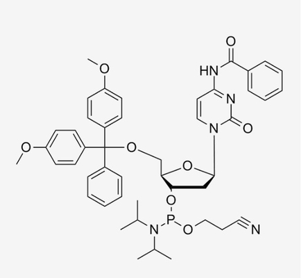 ODM 5-Me--DC (BZ) - síntese C42H52N5O8P CAS 105931-57-5 do ADN do CE-Phosphoramidite