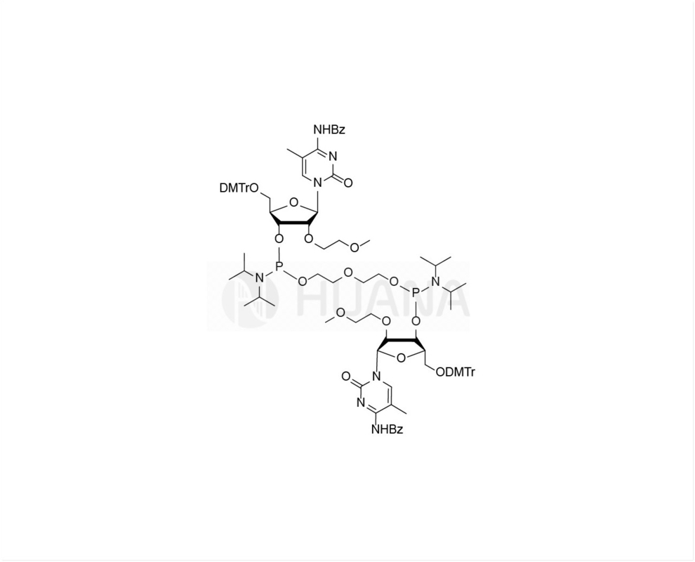 Di ((5'-O-DMTr-2'-O-MOE-5-Me-rC(Bz)-3'-oxy) - ((oxybis ((etano-1,2-diil)) - bis ((diisopropilfosforamidita)