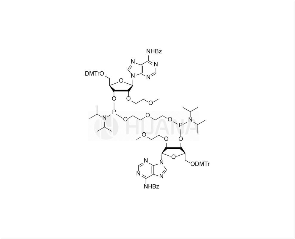 Di ((5'-O-DMTr-2'-O-MOE-rA(Bz)-3'-oxy) - ((oxybis ((etano-1,2-diil)) - bis ((diisopropilfosforamidita)